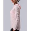 image3 Pack Womens Active Lightweight Long Sleeve Hoodies UPF 50 Sun Protection Pullover Shirts with Thumb HolesAquaLavenderPastel Pink