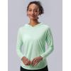 image3 Pack Womens Active Lightweight Long Sleeve Hoodies UPF 50 Sun Protection Pullover Shirts with Thumb HolesGrayMintSoft Lavender