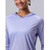 image3 Pack Womens Active Lightweight Long Sleeve Hoodies UPF 50 Sun Protection Pullover Shirts with Thumb HolesGrayMintSoft Lavender