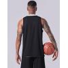 image1 Set of Mens Reversible Basketball Jersey and Shorts DoubleSided Custom Athletic Uniforms for Team Sports PracticeBlackWhite