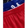 image1 Set of Mens Reversible Basketball Jersey and Shorts DoubleSided Custom Athletic Uniforms for Team Sports PracticeRedWhite