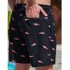 image2 Pack Mens 7quot Swim Trunks with Compression Liner Quick Dry Stretch Board Shorts Bathing Suits SwimwearAquaBlack