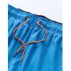 image2 Pack Mens 7quot Swim Trunks with Compression Liner Quick Dry Stretch Board Shorts Bathing Suits SwimwearBlueNavy