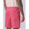 image3 Pack Mens Relaxed Fit 8quot Drawstring Walk Shorts with Pockets Midweight Woven Casual WearBlueBlackWashed Red