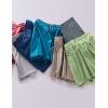 image3 Pack Mens Relaxed Fit 8quot Drawstring Walk Shorts with Pockets Midweight Woven Casual WearKhakiNavy StripeSage Green