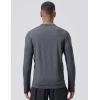 image3Pack Thermal Fleece Active Long Sleeve Shirts for Men Athletic Crewneck Pullover SweatshirtsBlueBurgundyCharcoal