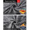 image3Pack Thermal Fleece Active Long Sleeve Shirts for Men Athletic Crewneck Pullover SweatshirtsBlueBurgundyCharcoal