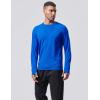 image3Pack Thermal Fleece Active Long Sleeve Shirts for Men Athletic Crewneck Pullover SweatshirtsBlueBurgundyCharcoal