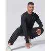 image3Pack Thermal Fleece Active Long Sleeve Shirts for Men Athletic Crewneck Pullover SweatshirtsGrayBlackWhite