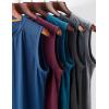 image5 Pack Boys Athletic Tank Tops Dry Fit Sleeveless Shirts Youth Kids Performance Workout ClothesNavyGrayBlackMaroonGreen