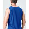 imageMens Lightweight Reversible Rec Tanks Mesh Basketball Jerseys Athletic Quick Dry Shirts Team Scrimmage UniformsBlueWhite