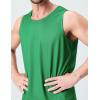 imageMens Lightweight Reversible Rec Tanks Mesh Basketball Jerseys Athletic Quick Dry Shirts Team Scrimmage UniformsGreenWhite