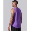 imageMens Lightweight Reversible Rec Tanks Mesh Basketball Jerseys Athletic Quick Dry Shirts Team Scrimmage UniformsPurpleWhite