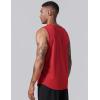imageMens Lightweight Reversible Rec Tanks Mesh Basketball Jerseys Athletic Quick Dry Shirts Team Scrimmage UniformsRedBlack