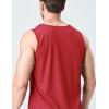 imageMens Lightweight Reversible Rec Tanks Mesh Basketball Jerseys Athletic Quick Dry Shirts Team Scrimmage UniformsRedWhite