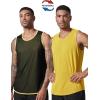 imageMens Lightweight Reversible Rec Tanks Mesh Basketball Jerseys Athletic Quick Dry Shirts Team Scrimmage UniformsYellowBlack