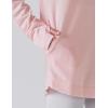 image2Pack Girls Loose Fit Long Sleeve Tunic Tops with Pockets and Thumb Holes Casual T Shirts for Tween KidsLight PinkWhite