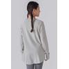image2Pack Girls Loose Fit Long Sleeve Tunic Tops with Pockets and Thumb Holes Casual T Shirts for Tween KidsTeal BlueGray