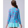 image2Pack Girls Toddlers Swimsuits TwoPiece Bathing Suit Long Sleeve Rash Guard with Swimming Skirts UPF 50 Sun ProtectionSet 3