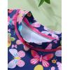 image2Pack Girls Toddlers Swimsuits TwoPiece Bathing Suit Long Sleeve Rash Guard with Swimming Skirts UPF 50 Sun ProtectionSet 4