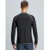 imageLiberty Imports 2Pack Mens UV Long Sleeve Swim Shirts Loose Fit Rash GuardsBlackGray