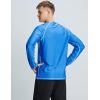 imageLiberty Imports 2Pack Mens UV Long Sleeve Swim Shirts Loose Fit Rash GuardsWhiteBlue