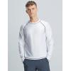 imageLiberty Imports 2Pack Mens UV Long Sleeve Swim Shirts Loose Fit Rash GuardsWhiteBlue