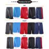 imageLiberty Imports 5 Pack Mens Quick Dry Athletic Basketball Shorts 9quot Inseam with Pockets Activewear for Workout Gym RunningBlackSky BlueRedGrayNavy
