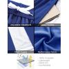 imageLiberty Imports 5 Pack Mens Quick Dry Athletic Basketball Shorts 9quot Inseam with Pockets Activewear for Workout Gym RunningBlackSky BlueRedGrayNavy