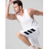 imageLiberty Imports 5 Pack Mens Quick Dry Athletic Basketball Shorts 9quot Inseam with Pockets Activewear for Workout Gym RunningBlackWhite