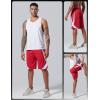 imageLiberty Imports 5 Pack Mens Quick Dry Athletic Basketball Shorts 9quot Inseam with Pockets Activewear for Workout Gym RunningBlueYellow  GrayBlack  NavyRed  BlackWhite  RedWhite