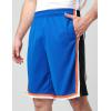 imageLiberty Imports 5 Pack Mens Quick Dry Athletic Basketball Shorts 9quot Inseam with Pockets Activewear for Workout Gym RunningWhiteBlueRedPurpleBlack