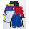 imageLiberty Imports 5 Pack Mens Quick Dry Athletic Basketball Shorts 9quot Inseam with Pockets Activewear for Workout Gym RunningWhiteBlueRedPurpleBlack