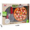 image15Piece Pizza Party Play Set for Kids  Realistic Pizza Pie Pretend Play Food Kit  Slice and Serve Plastic Kitchen Cooking and Cutting Playset