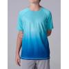 image3 Pack Boys UPF 50 Rash Guard Short Sleeve Swim Shirts Quick Dry UV Protection Swimwear for KidsBlueCharcoalGradient Aqua