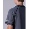 image3 Pack Boys UPF 50 Rash Guard Short Sleeve Swim Shirts Quick Dry UV Protection Swimwear for KidsBlueCharcoalGradient Aqua