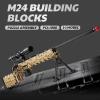 imageLiberty Imports 1086 Pieces AWM Sniper Rifle Model Gun Toy Building Blocks Set That Shoot  11 Scale M24 Military Building Bricks Army Battle Series for Adults Teens Boys