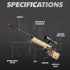 imageLiberty Imports 1086 Pieces AWM Sniper Rifle Model Gun Toy Building Blocks Set That Shoot  11 Scale M24 Military Building Bricks Army Battle Series for Adults Teens Boys