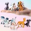 imageLiberty Imports 12 Pack Fantasy Creatures Figurines Set  Cute Plastic Fairy Animals ampamp Mythical Toy Figures Mini Unicorn Cake Toppers Party Favors Imaginative Play for Girls Kids