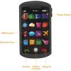 imageLiberty Imports 2 Pack My First TV Remote Control and Mobile Smartphone Kids Musical Toy Bundle Set  Realistic Music Learning Remote Phone Pretend Playset with Lights and Sounds