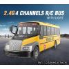 imageLiberty Imports RC School Bus  24Ghz Remote Control Toy Bus with LED Lights Rechargeable Electronic Vehicle for Kids