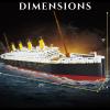 imageLiberty Imports Titanic Model Building Blocks Set 2022 Pieces Collectible Titanic Replica 2in1 Display Mode  Compatible with Major Brands