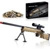 imageLiberty Imports 1086 Pieces AWM Sniper Rifle Model Gun Toy Building Blocks Set That Shoot  11 Scale M24 Military Building Bricks Army Battle Series for Adults Teens Boys