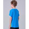 image2 Pack Boys Soccer Jerseys Dry Fit Athletic Short Sleeve TShirts for Youth Kids Performance Tops ActivewearRoyal BlueWhite