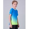 image2 Pack Boys Soccer Jerseys Dry Fit Athletic Short Sleeve TShirts for Youth Kids Performance Tops ActivewearRoyal BlueWhite