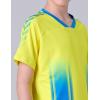 image2 Pack Boys Soccer Jerseys Dry Fit Athletic Short Sleeve TShirts for Youth Kids Performance Tops ActivewearYellowNavy
