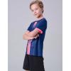 image2 Pack Boys Soccer Jerseys Dry Fit Athletic Short Sleeve TShirts for Youth Kids Performance Tops ActivewearYellowNavy