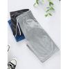 image3 Pack Boys Pull On Jogger Shorts Youth Kids Casual Terry Sweat Shorts with Pockets DrawstringGrayCharcoalBlue