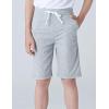 image3 Pack Boys Pull On Jogger Shorts Youth Kids Casual Terry Sweat Shorts with Pockets DrawstringGrayCharcoalBlue