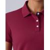 image3 Pack Womens Athletic Dry Fit Polo Shirts Wicking Short Sleeve Collared Golf T Shirt Tennis TopsCoralOrchidBlack